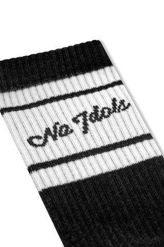 No Idols Crew Sock - Black | 001 - No Idols