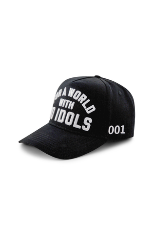 For a World Snapback Cap - Black | 001 - No Idols