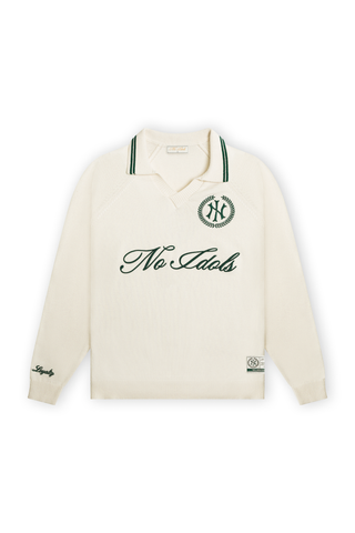 Knit Polo Sweater - Cream | 001 - No Idols