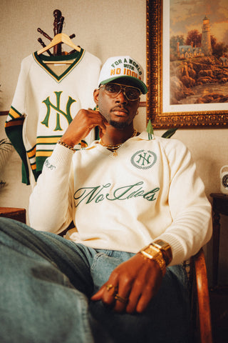 Knit Polo Sweater - Cream | 001