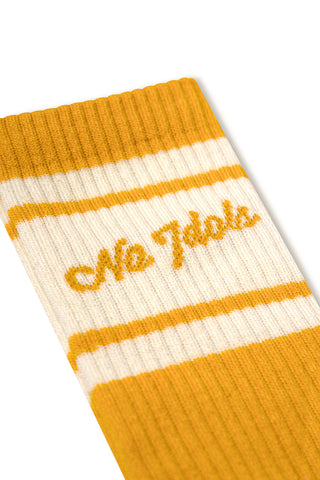 No Idols Crew Sock - Gold | 001 - No Idols